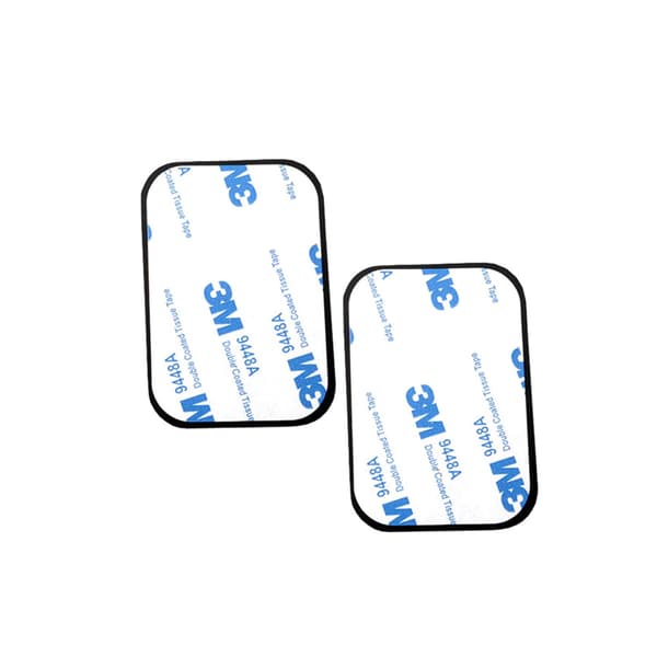 2-PACK Metallplatta för Mobilhållare 45x65mm "Magnethållare"