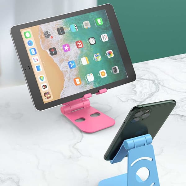 Taitettava matkapuhelin - asetettu matkapuhelimelle, iPadille, tabletti mustalle