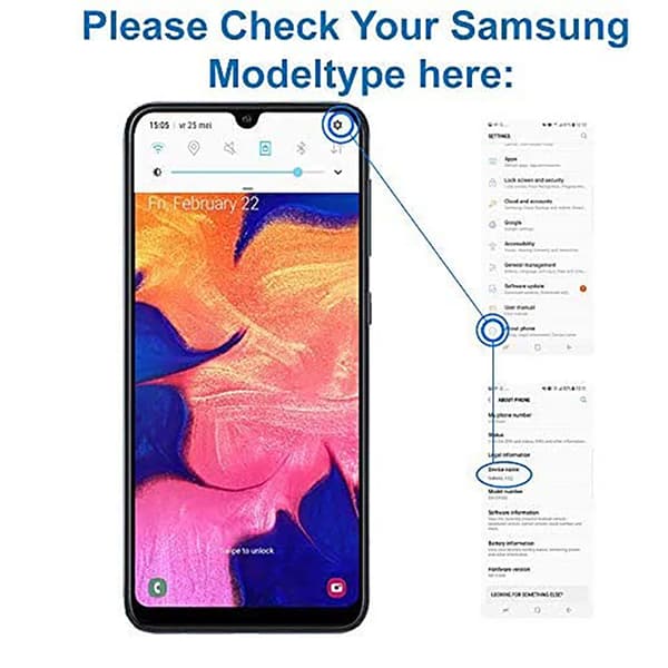 Samsung Galaxy A10 Reservdel Dubbla SIM-kortshållare