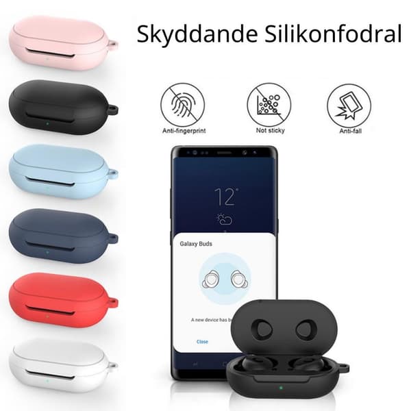 Galaxy Buds / Galaxy Buds Plus Silikon Fodral Vit