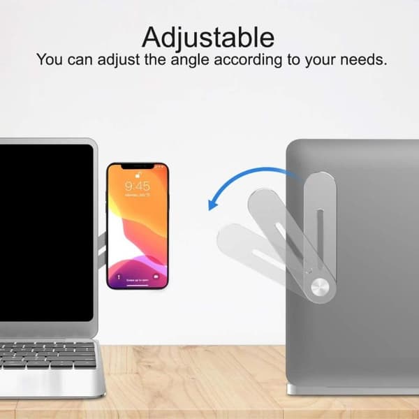 Justerbar Universell Mobilhållare för Laptop Silver