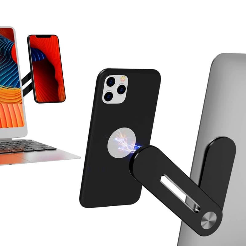 Justerbar Universell Mobilhållare för Laptop Svart