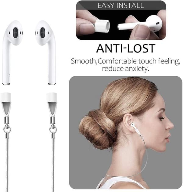 Airpods Metall Halsbandskedja - Silver