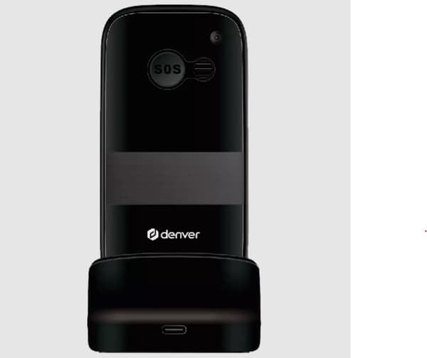 Senior / Pensionär mobiltelefon med tydliga knappar och lång batteritid, SOS-knapp