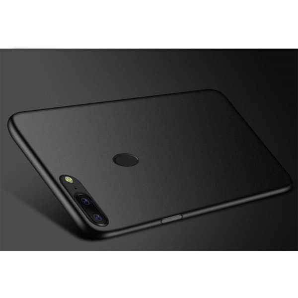 Hårt gummibelagt skal för OnePlus 5T - Svart