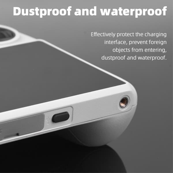 Dammplugg Silikon USB-C 3-pack Vit