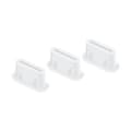Miniatyrbild 1 av 3: Dammplugg Silikon USB-C 3-pack Vit