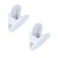 Miniatyrbild 2 av 2: Hållare till hörlurssladd - hörlursklämma - 8-pack - Vit [Small]