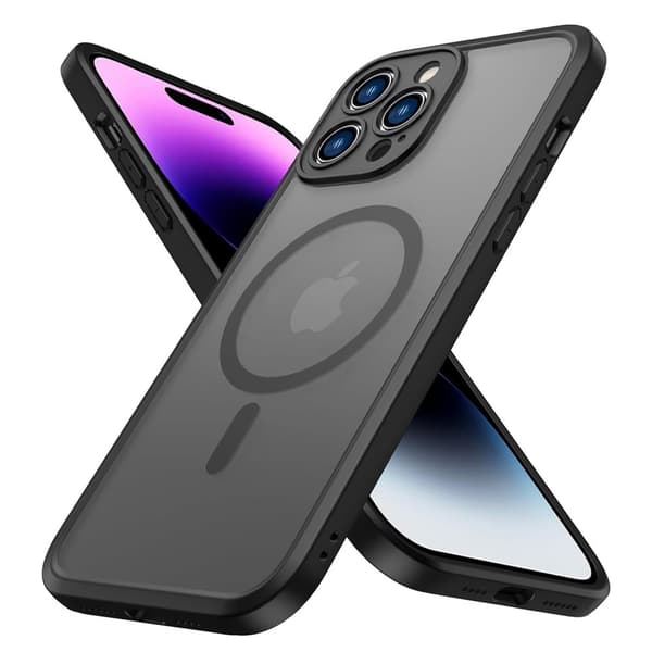 iPhone 15 Pro Max - Kraftfullt Magnetiskt Fodral med Matt Hudkänsla