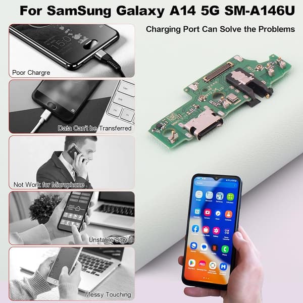 Samsung Galaxy A14 5G Laddningsport Reservdel