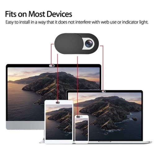 6 stk Anti-spion computerkamera beskyttelsesskyder Anti-Peep Privacy - Starry Sky 3