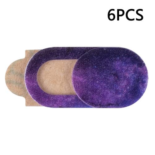 6 stk Anti-spion computerkamera beskyttelsesskyder Anti-Peep Privacy - Starry Sky 3