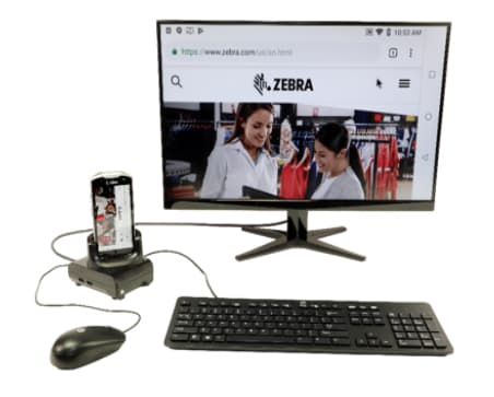 Zebra Workstation - telakointiasema - HDMI - 10Mb LAN - Zebra TC51, TC52, TC52AX, TC52x, TC56, TC57, TC57x, TC56x - Zebra TC51, TC52, TC52AX, TC52x,