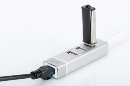 DIGITUS DA-70253 - USB-C telakointiasema - 100Mb LAN