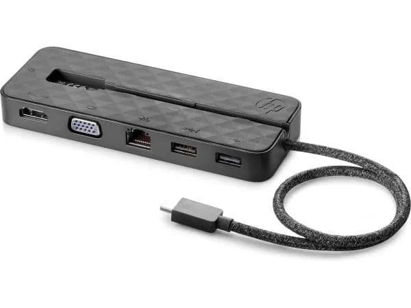 HP USB-C mini Dock - Dockningsstation - USB-C - VGA, HDMI - 1GbE - Europa