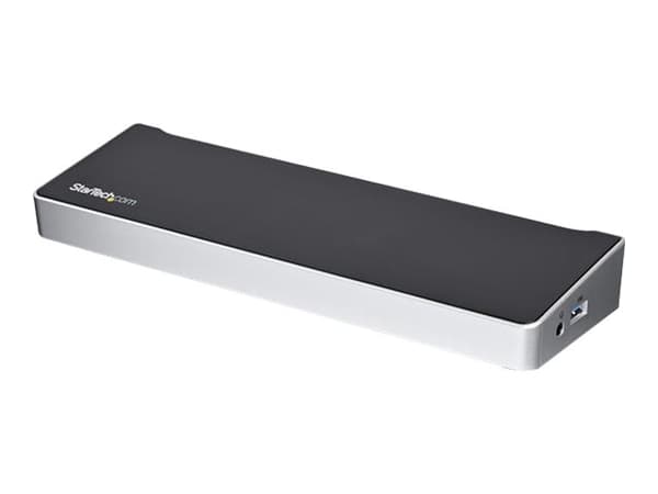 StarTech.com USB-C Dock, 4K Triple Monitor USB Type-C Docking Station with Dual DisplayPort & HDMI, 100W Power Delivery + Charging, USB 3.0/3.1 Gen 1
