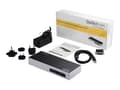 Miniatyrbild 2 av 5: StarTech.com USB 3.0 Docking Station, Dual Monitor Laptop Docking Station with HDMI & DVI/VGA Video, 6-port USB 3.1 Gen 1 5Gbps Hub, GbE, Audio, Univ