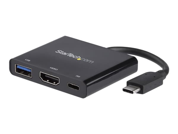 StarTech.com USB-C to HDMI Adapter - 4K 30Hz - Thunderbolt 3 Compatible - with Power Delivery (USB PD) - USB C Adapter Converter (CDP2HDUACP) - Dockn