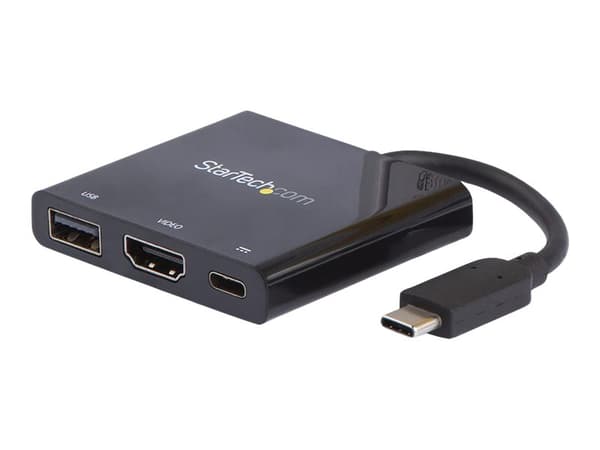 StarTech.com USB-C to HDMI Adapter - 4K 30Hz - Thunderbolt 3 Compatible - with Power Delivery (USB PD) - USB C Adapter Converter (CDP2HDUACP) - Dockn
