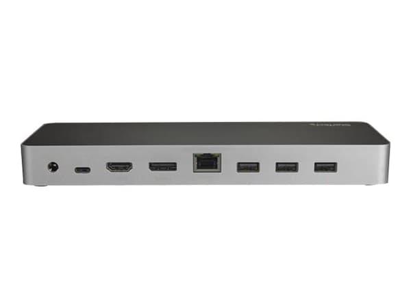 StarTech.com USB-C-dockningsstation för bärbara datorer med dubbla 4K-skärmar - 60W USB-strömförsörjning - SD-kortläsare