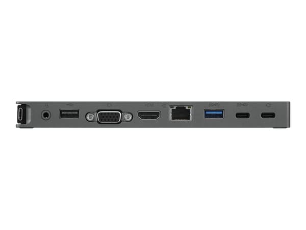 Lenovo USB-C Mini Dock - Minidock - USB-C - VGA, HDMI - GigE - 65 Watt - Sort