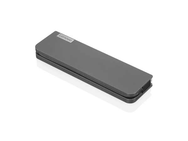 Lenovo USB-C Mini Dock - Minidock - USB-C - VGA, HDMI - GigE - 65 Watt - Sort