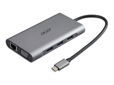 Acer HP.DSCAB.002, USB 3.2 Gen 1 (3.1 Gen 1) Type-C, Hopea, MicroSD (TransFlash), SD, 3.5mm, HDMI, RJ-45, USB 3.2 Gen 1 (3.1 Gen 1) Type-A, USB 3.2 G
