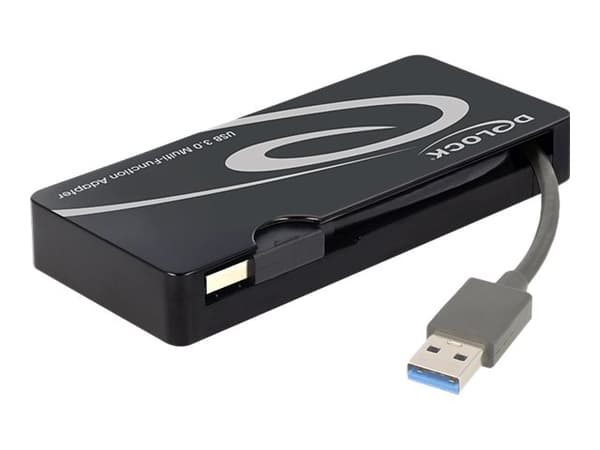 Delock - Dockingstasjon - USB - VGA, HDMI - 1GbE