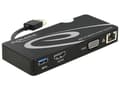 Miniatyrbilde 5 av 5: Delock - Dockingstasjon - USB - VGA, HDMI - 1GbE