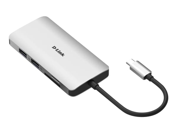 D-Link DUB-M810 - Telakointiasema - USB-C / Thunderbolt 3 - HDMI - GigE