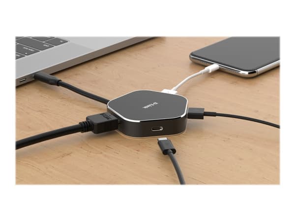 D-Link DUB-M420 - Dockningsstation - USB-C / Thunderbolt 3 - HDMI
