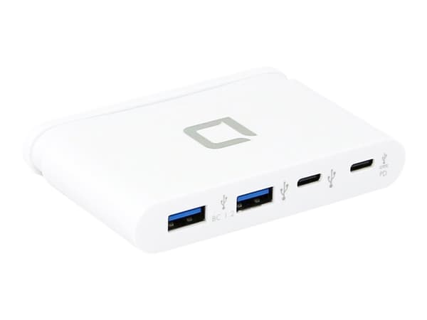 DICOTA USB-C Portable Hub 4-in-1 - Hub - 2 x USB-C + 2 x SuperSpeed USB - skrivbord