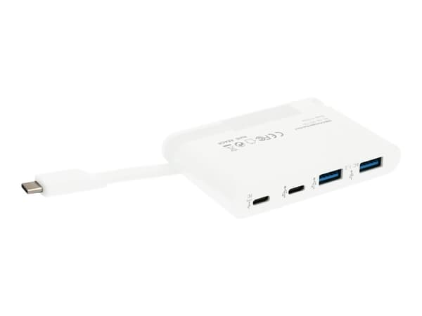 DICOTA USB-C Portable Hub 4-in-1 - Hub - 2 x USB-C + 2 x SuperSpeed USB - skrivbord