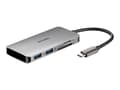 Miniatyrbilde 2 av 5: D-Link DUB-M610 - Dokkingstasjon - USB-C / Thunderbolt 3 - HDMI