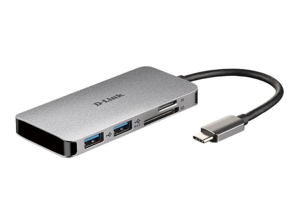 D-Link DUB-M610 - Dokkingstasjon - USB-C / Thunderbolt 3 - HDMI