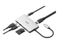 Miniatyrbilde 1 av 5: D-Link DUB-M610 - Dokkingstasjon - USB-C / Thunderbolt 3 - HDMI