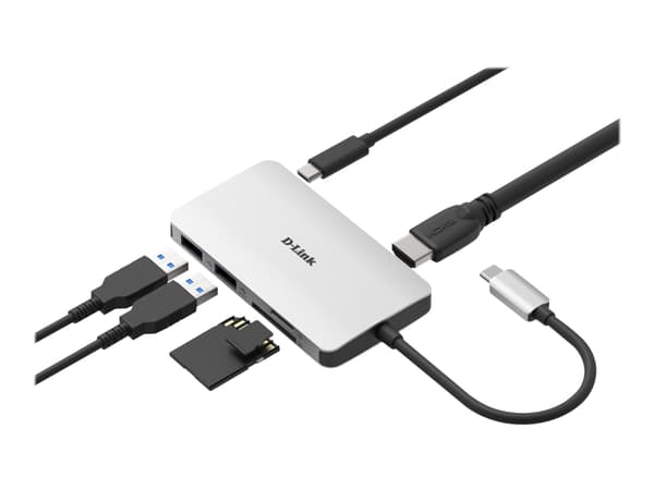 D-Link DUB-M610 - Telakointiasema - USB-C / Thunderbolt 3 - HDMI