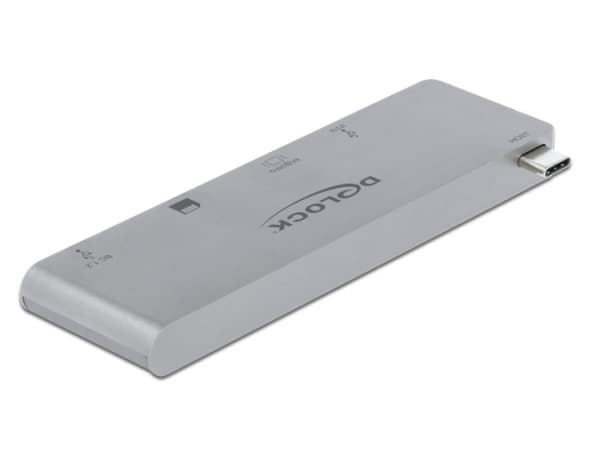 Delock telakointiasema 4K:lla ja PD 3.0:lla - vähittäismyyntipakkaus - telakointiasema - USB-C / Thunderbolt 3 - HDMI - Apple MacBook Pro:lle, jossa