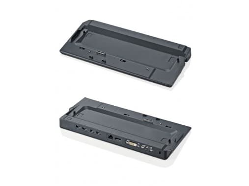 Fujitsu S26391-F1557-L110 laptop-dokkingstasjon og portreplikator Dokking Sort