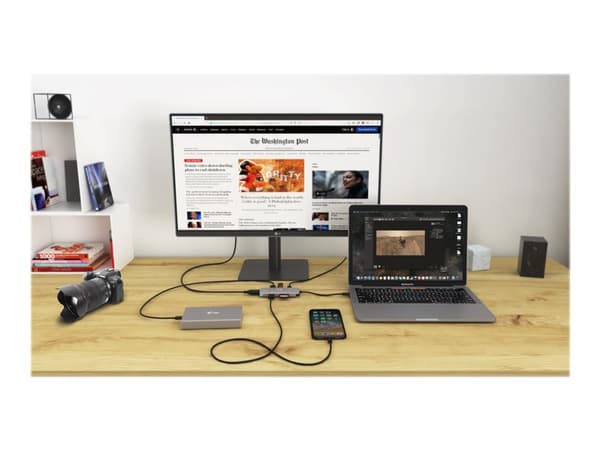 i-Tec USB-C Metal Nano Dock 4K HDMI + Power Delivery - Dockningsstation - USB-C 3.1 - HDMI