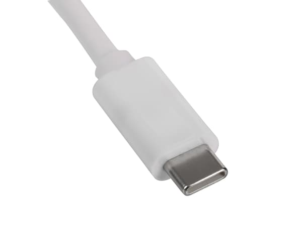 Akyga AK-AD-57 white color - Hub - Hub, USB 2.0 Type-C, HDMI, 500 Mbit/s, 80 mm, 80 mm, 15 mm