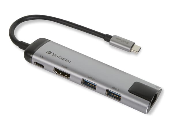 Verbatim - Dokkingstasjon - USB-C - HDMI - 1GbE