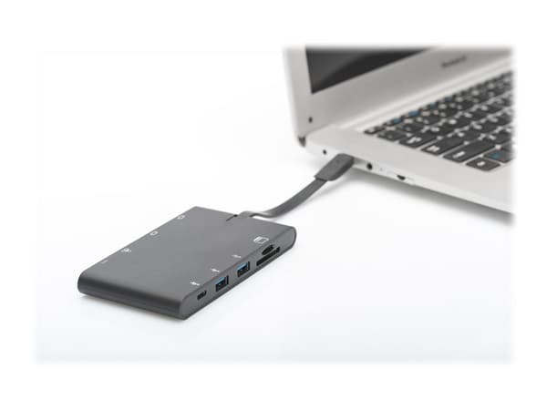 DIGITUS DA-70865 - Telakointiasema - USB-C - VGA - GigE