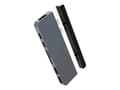 Miniatyrbild 5 av 5: HYPER HD28C, USB 3.2 Gen 1 (3.1 Gen 1) Type-C, Silver, MicroSD (TransFlash), SD, HDMI, Thunderbolt 3, USB 3.2 Gen 1 (3.1 Gen 1) Type-A, USB 3.2 Gen 1