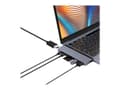 Miniatyrbild 2 av 5: HYPER HD28C, USB 3.2 Gen 1 (3.1 Gen 1) Type-C, Silver, MicroSD (TransFlash), SD, HDMI, Thunderbolt 3, USB 3.2 Gen 1 (3.1 Gen 1) Type-A, USB 3.2 Gen 1