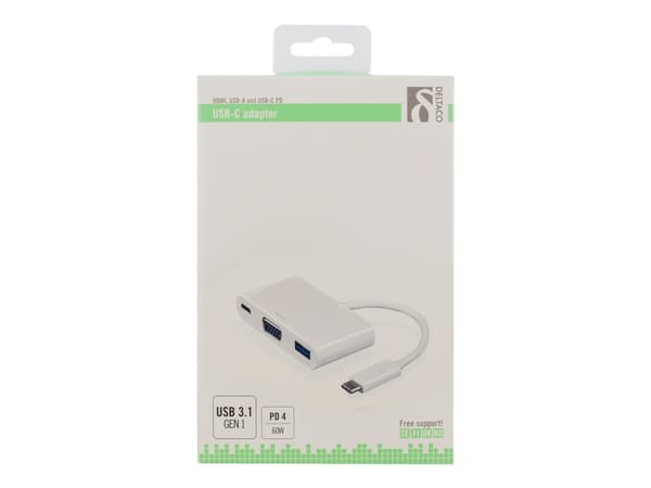 DELTACO - Dockningsstation - USB-C