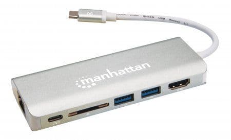Manhattan Multip.-Ada USB 3.2 Gen 2 (3.1 Gen 2) Type-C