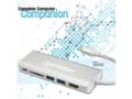 Miniatyrbild 4 av 5: Manhattan Multip.-Ada USB 3.2 Gen 2 (3.1 Gen 2) Type-C