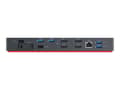 Miniatyrbilde 4 av 5: Lenovo ThinkPad Thunderbolt 3 Dock Gen2 - Portreplikator - Thunderbolt 3 - 2 x HDMI, 2 x DP, Thunderbolt - GigE - 135 watt - Europa