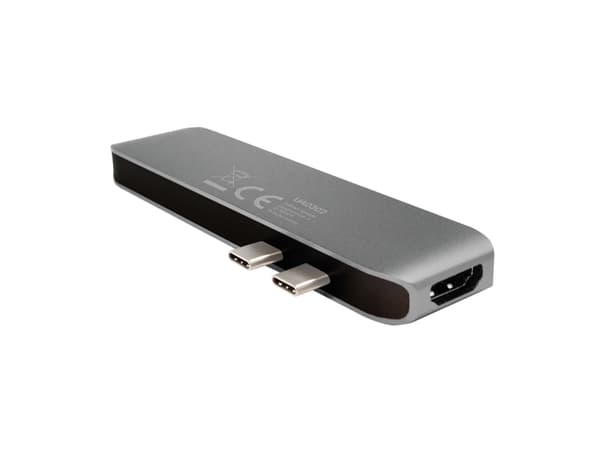LogiLink UA0302, USB 3.2 Gen 1 (3.1 Gen 1) Type-C, Gjuten aluminium, Svart, MicroSD (TransFlash), SD, HDMI, Thunderbolt 3, USB 3.2 Gen 1 (3.1 Gen 1)